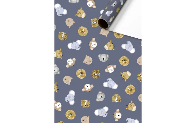 Stewo Geschenkpapier Buba 70 cm × 2 m, 70 g/m², 1 pièces, gris