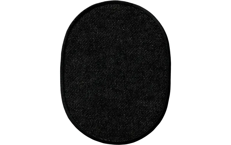 Mono-Quick Flicktessuto oval 2 pezzi, nero