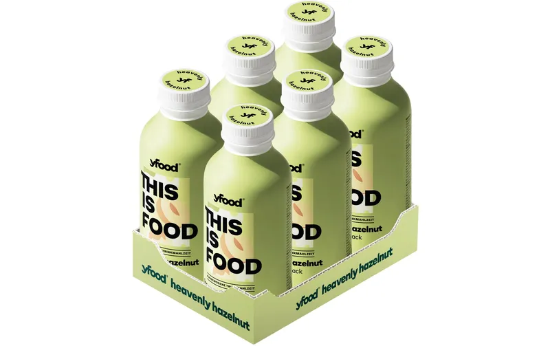 YFOOD Trinkmahlzeit Heavenly Hazelnut 6 x 500 ml