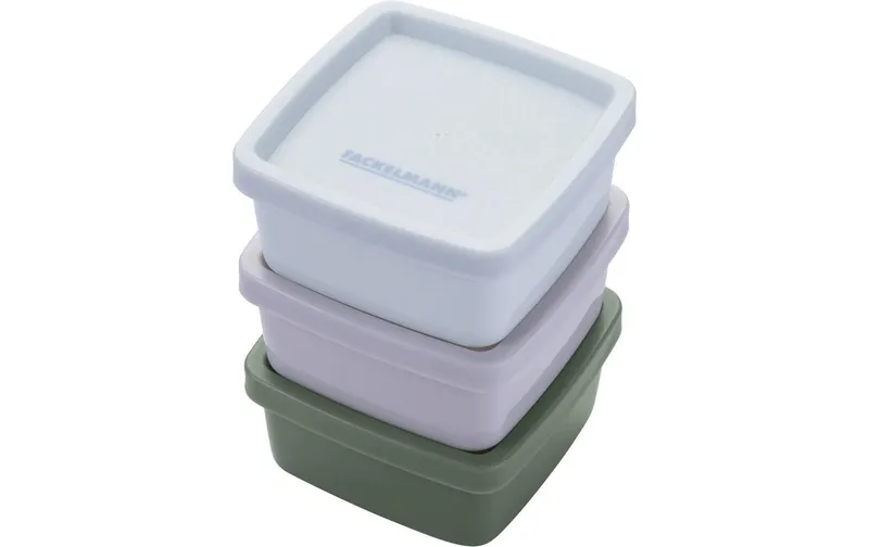 Fackelmann Lunchbox Be The Move, eckig, Beige/gris/vert