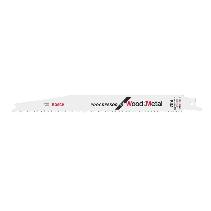 Bosch Professional Säbelsägeblatt S3456XF Progressor Wood and Metal, 100 Stk