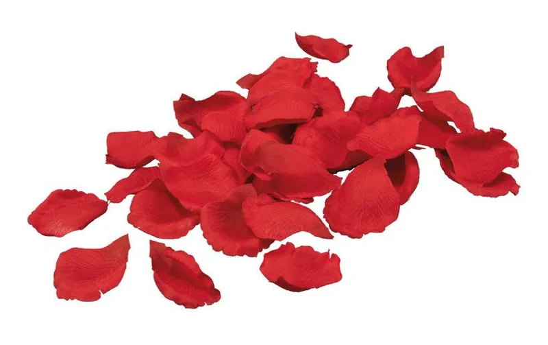 Dekomat AG Kunstblume Rosenblütenblätter 60 pièces, rouge