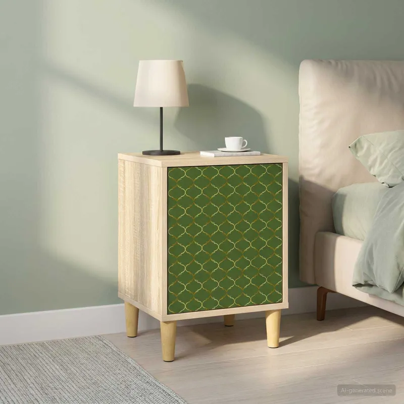 Scomodino GELEEN 2 pezzi. Faggio Sonoma 36 x 33 x 50 cm