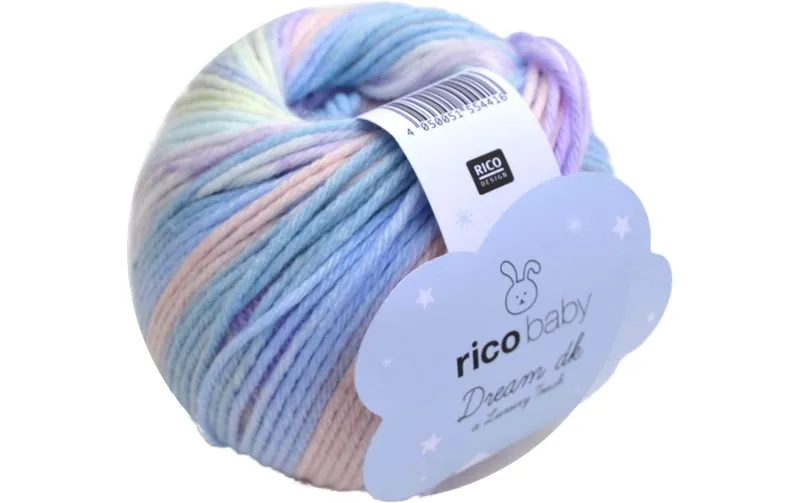 Rico Design Wolle Baby Dream dk 50 g, Pastell mix
