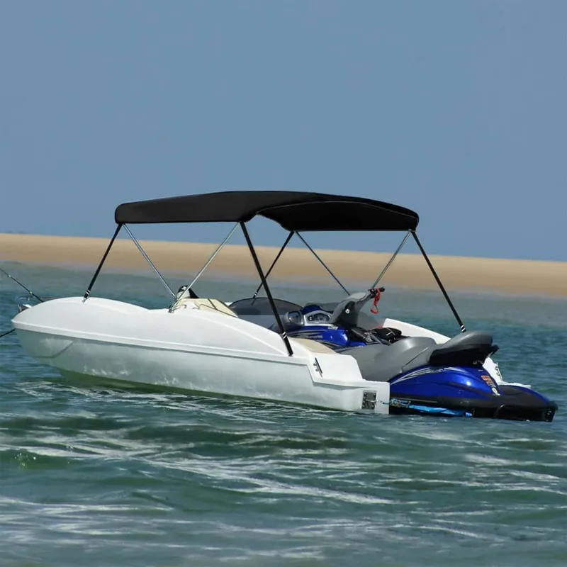 2-Bow Bimini Top Schwarz 150x120x110 cm