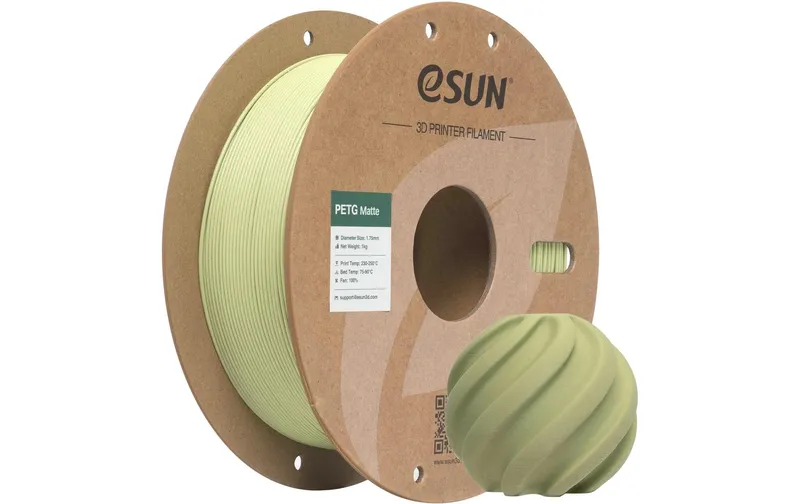 eSun Filament PETG-Matte Matchagrün 1.75 mm 1 kg
