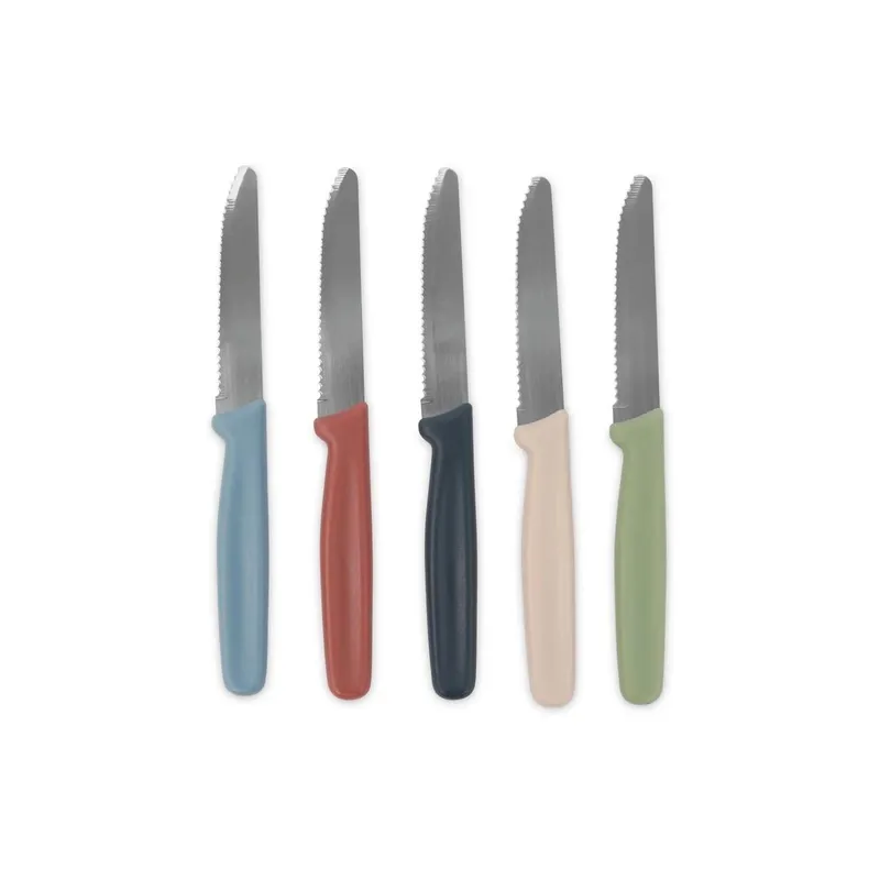 GOURMETmaxx Messerset Wellenschliff, Mehrfarbig