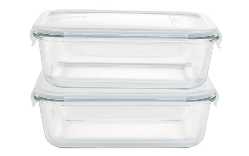 FURBER Vorratsbehälter Glas, 2 pieces, 1.5 L