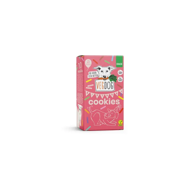 Vegdog Birthday Cookies 400 g