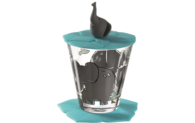 LEONARDO Kindertrinkglas Bambini 3-teilig, Elephant