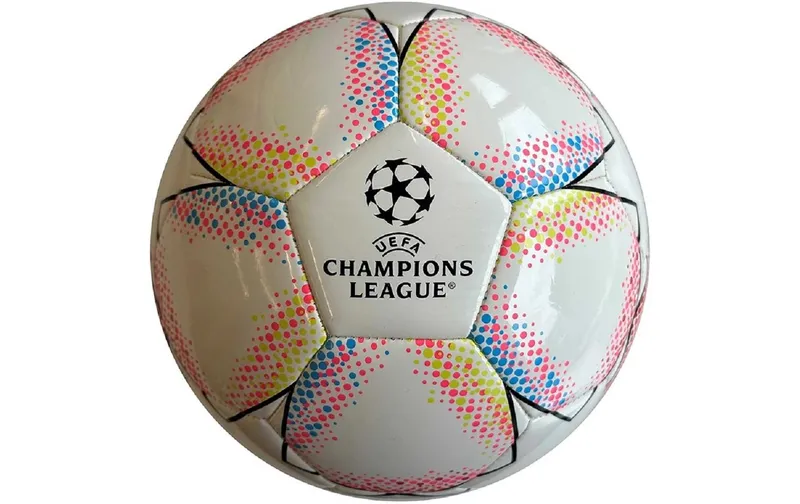 Tramondi Sport Fussball Champions League - Grösse 5, Weiss