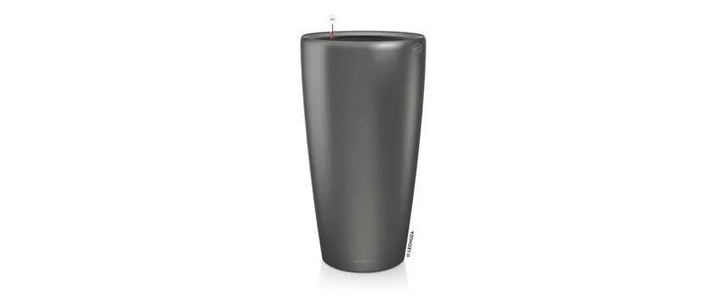 Lechuza RONDO Premium 32 Anthrazit/Metall