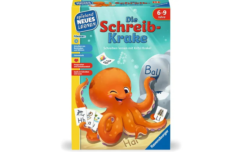 Ravensburger Kinderspiel Die Schreib-Krake zum Schreibenlernen
