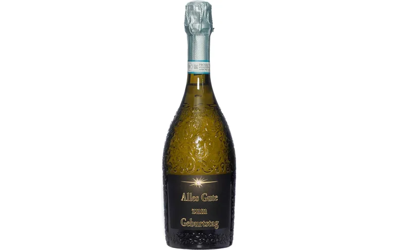 Dreams and Fantasy Geschenkidee Prosecco dark Alles Gute au Geburtstag 750 ml