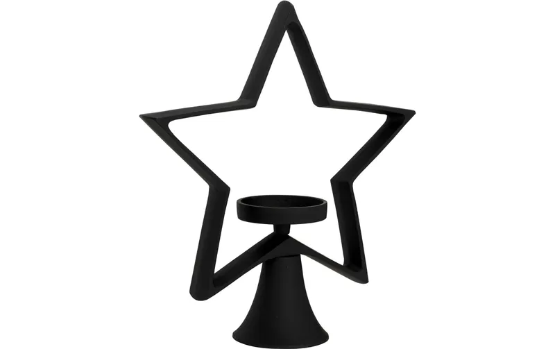 EGLO Weihnachtswindlicht Stern Mukayle 34 cm, black
