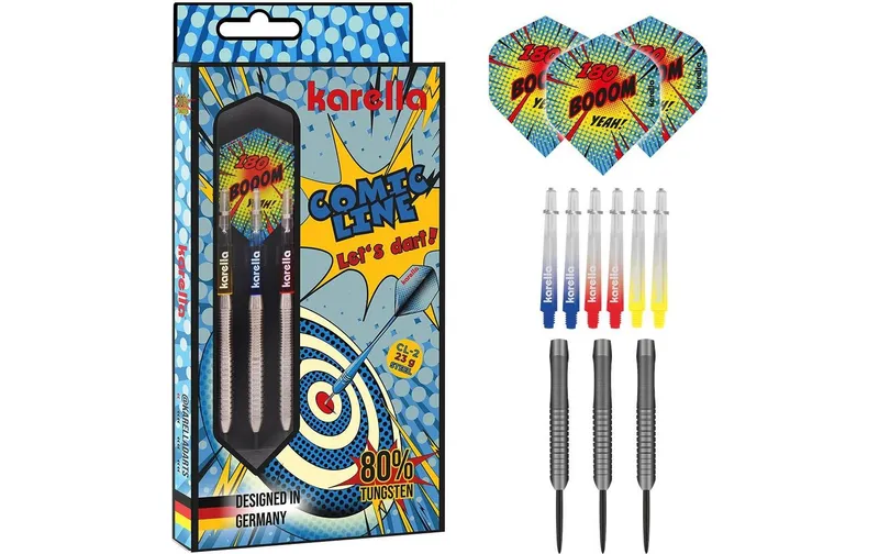 Karella Steeldart Comic Line CL-2 23 g, 3 Stück