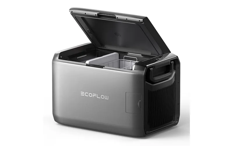 EcoFlow Kühl- & Gefrierbox GLACIER Classic Tragbar, 55 l, Grau