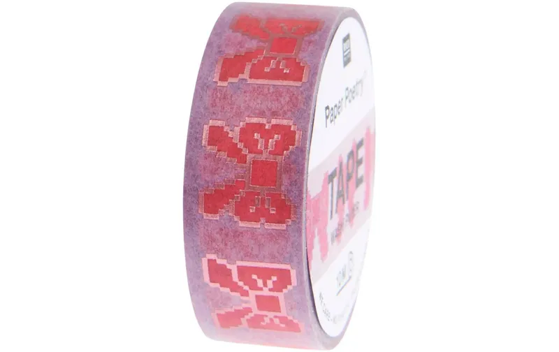 Rico Design Washi Tape Schleifen Rosa/Flieder