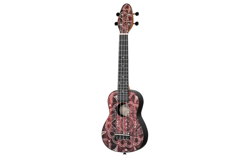 Ortega Guitars Ukulele Keiki Package K2SS-RKC – Red Kaleidoscop