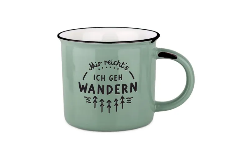 Grafik Werkstatt Vintage Becher Bergglück, Mir reicht's