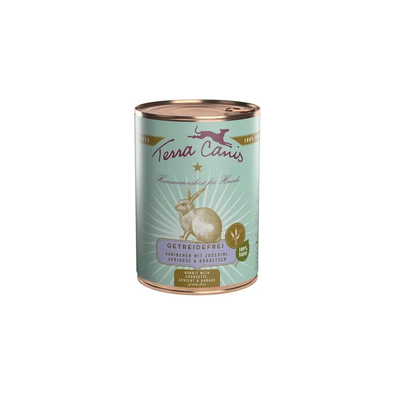 Terra Canis Nassfutter Menü getreidefrei con Kaninchen, 400 g