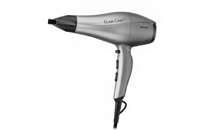 Trisa Glam Care Haartrockner Ionen 3 Heizstufen Silber