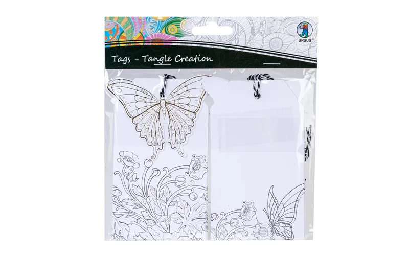 URSUS Geschenktrailer Schmetterling 7 x 12 cm, 10 pieces