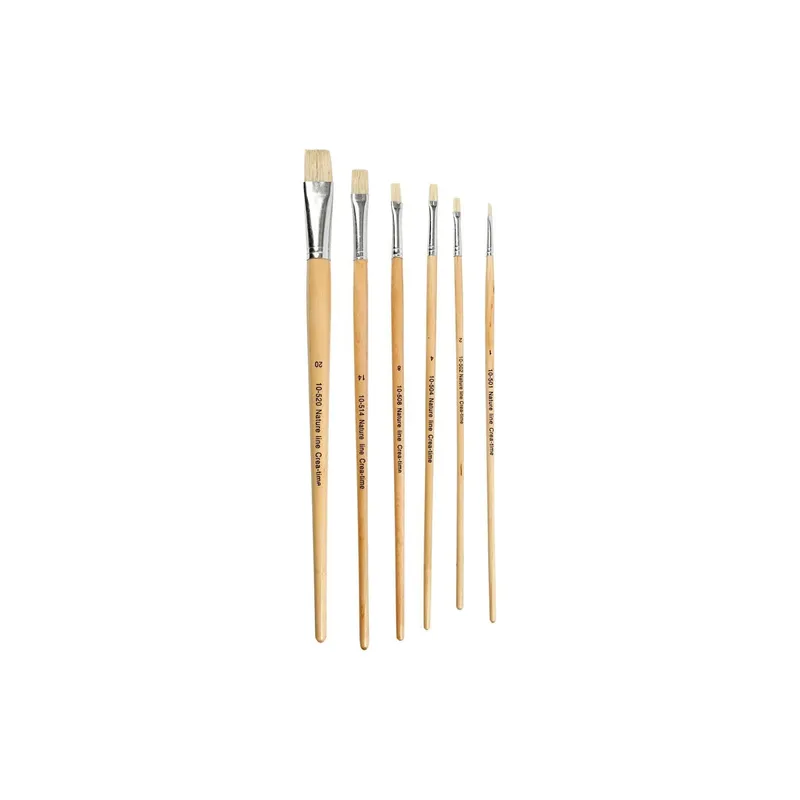 Creativ Company Borstenpinsel B 5-19 mm, 64 pezzi