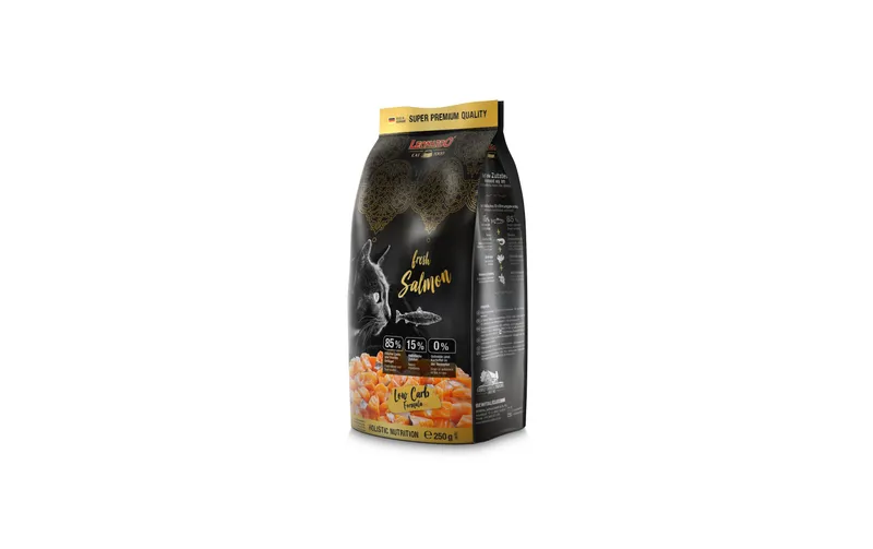 Leonardo Cat Food Trockenfutter Fresh Lachs, 250 g