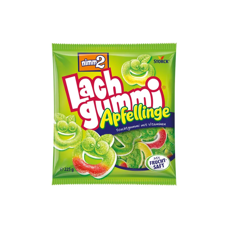 Storck Nimm2 Lachgummi Apfellinge 225 g