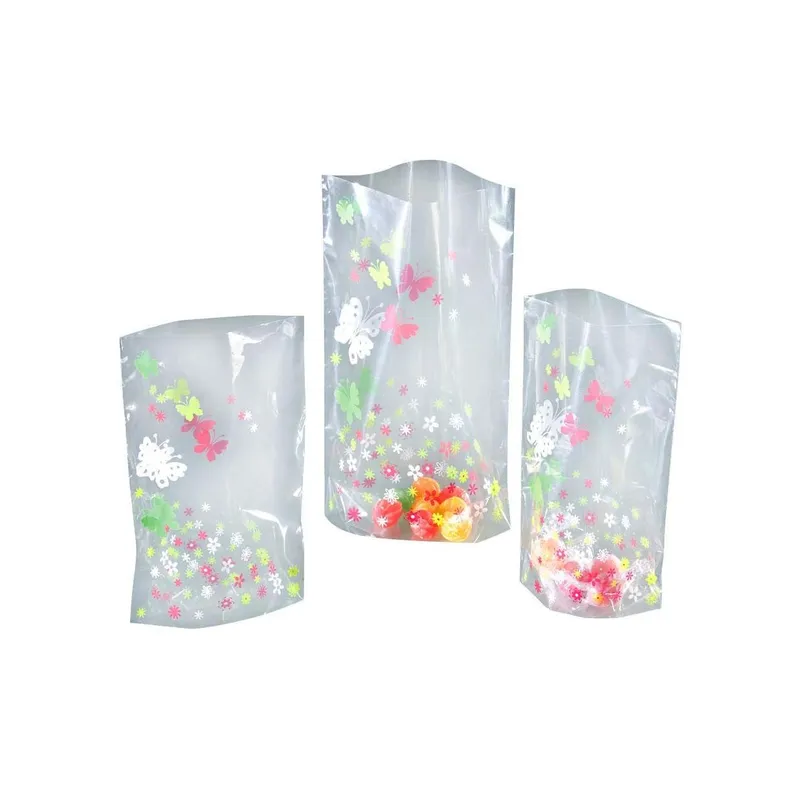 Folia Klarsichttüte Cellophan Frühling Transparent