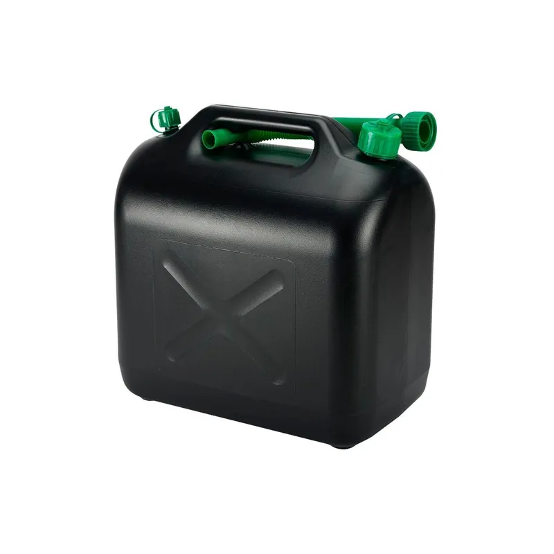 TopLine Kunstfabric-Benzinkanister, 20 Liter, schwarz
