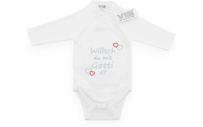 Very Important Baby Body Willsch du mis Gotti si? Weiss