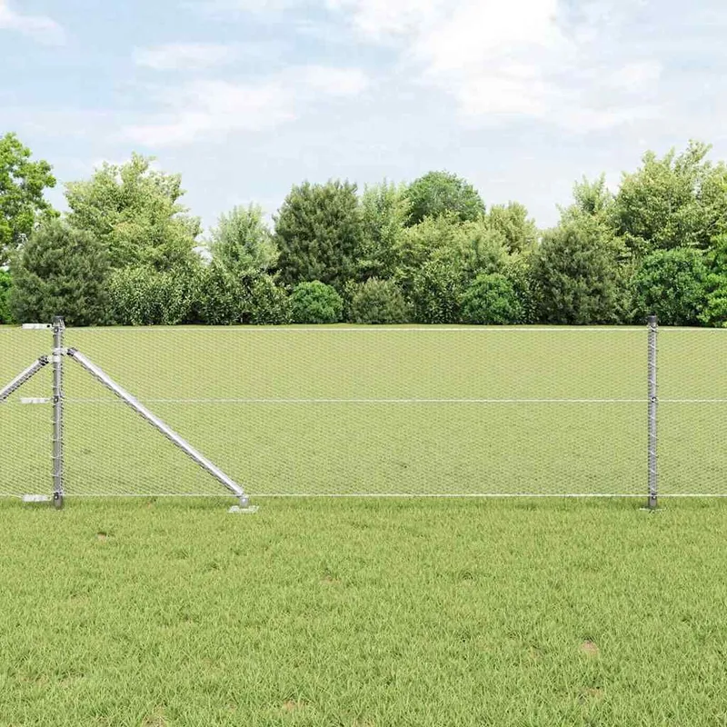 Clôture hexagonale avec poteau 10 x 0,6 m Acier galvanisé