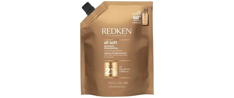 Redken All Soft Shampoo Refill Pouch 500 ml
