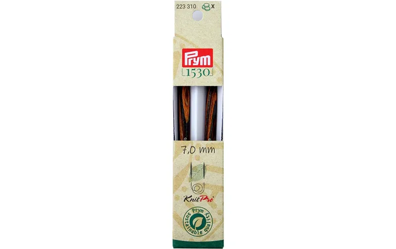 Prym 1530 Stricknadelspitzen naturalal, lang 7.00 mm, 11.6 cm