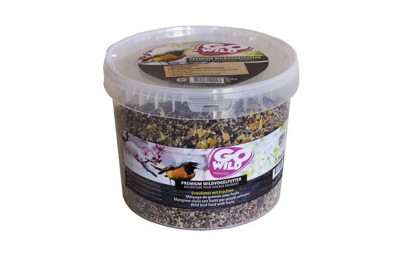 GoWild Vogelfutter con Früchten, 2.5 kg