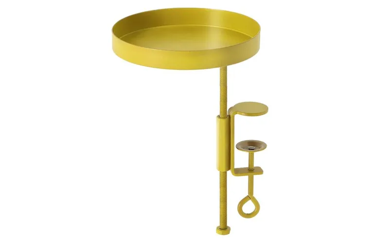 Esschert Design Ablage con Klemme acciaio, Gold