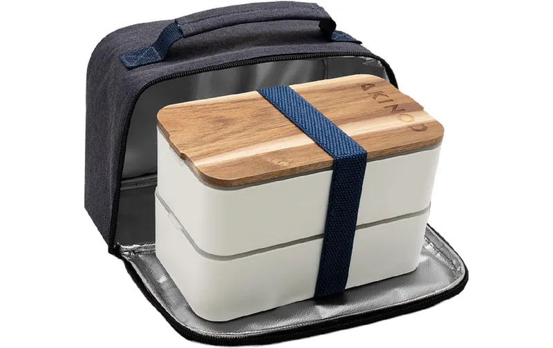 Akinod Bento and Lunchbag 11H58 white
