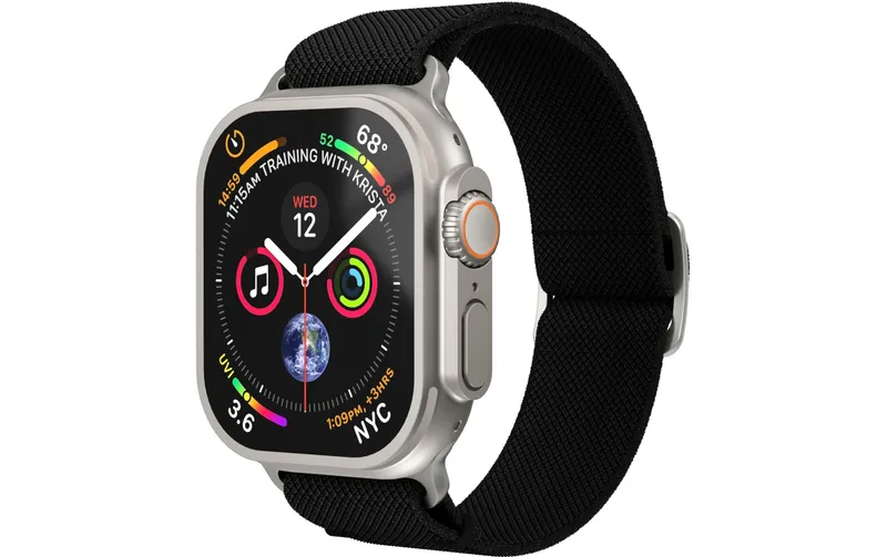 Vonmählen Armband Classic Nylon Loop Apple Watch 44/45/46/49 mm Black