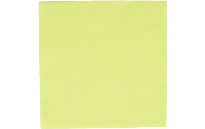 ELCO Papierservietten 33 cm x 33 cm, 100 pieces, Limette