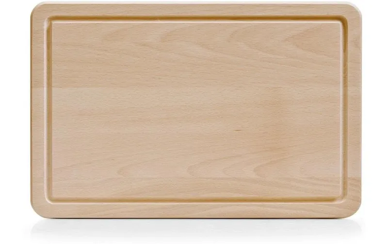 Zeller Present Schneidebrett mit Saftrille 23 cm x 35 cm