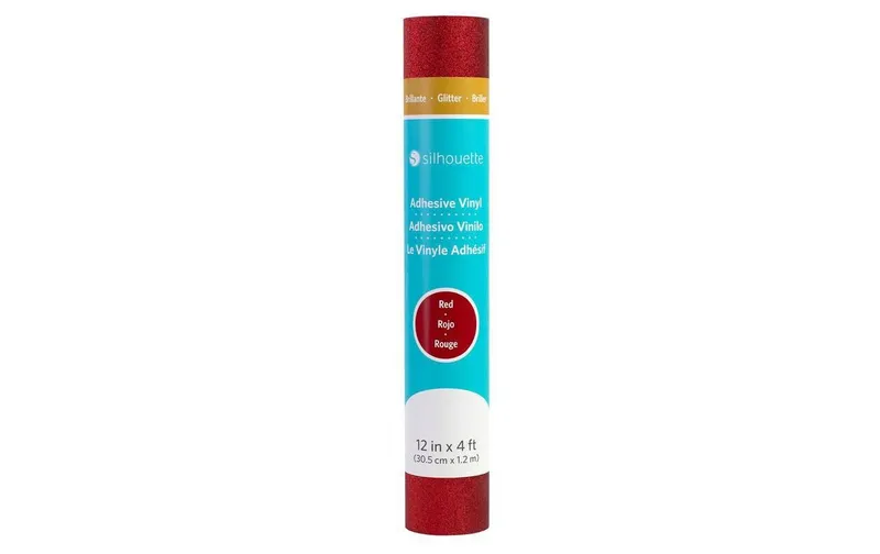 Silhouette Vinylfolie Glitter 30.5 rouge
