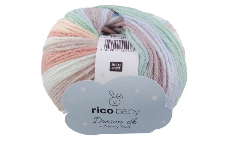 Rico Design Wolle Baby Dream dk 50 g, Beige; green