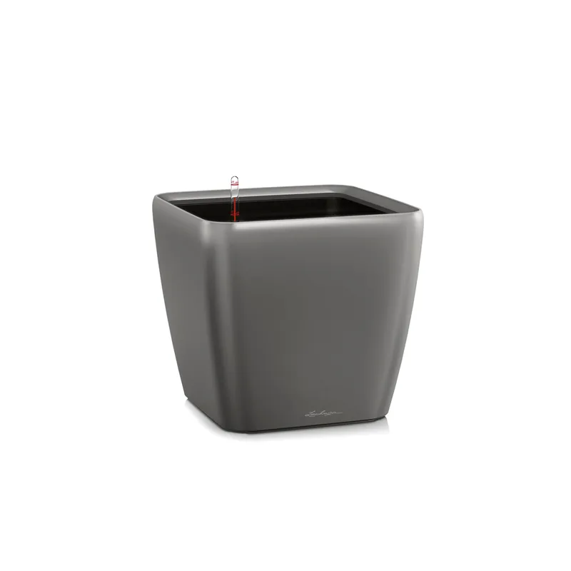 Lechuza Pflanzentopf Quadro Premium 21 LS Dunkelgrau