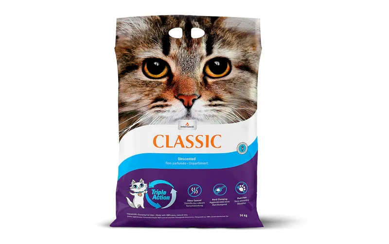 Intersand Katzenstreu Classic Unscented 14 kg