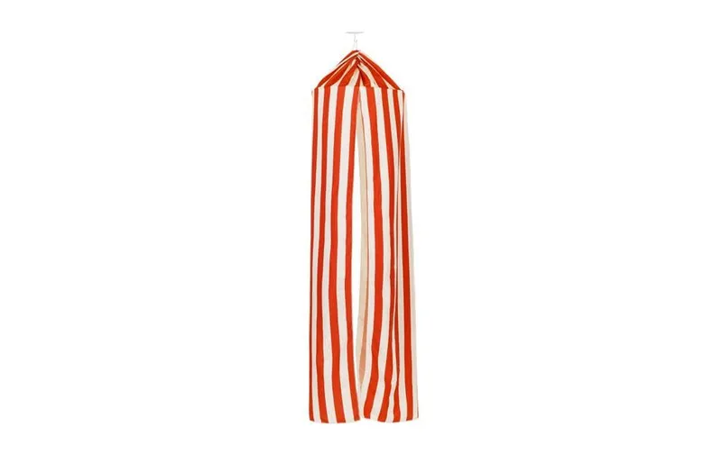 Partydeco Partyaccessoire Baldachin Zirkus, 60 x 232 cm, rouge / blanc