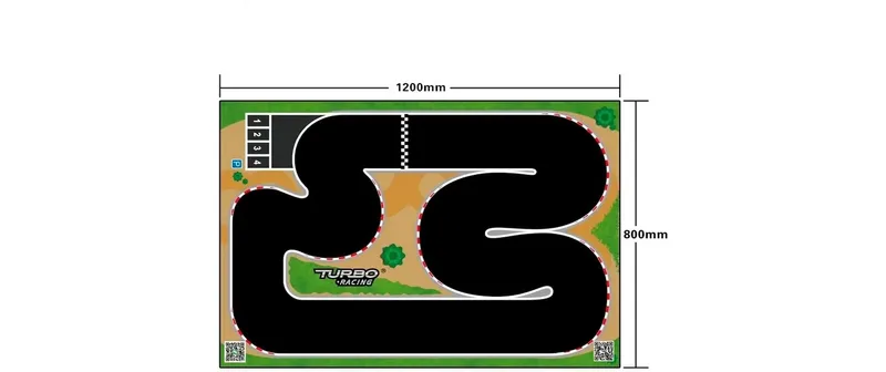 Turbo Racing Track XL Micro Rally 80 x 120 cm