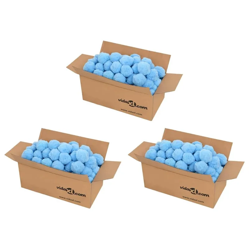 Pool-Filterbälle Antibakteriell Blau 2100 g Polyethylen