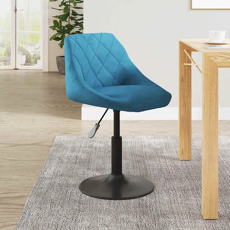 Barhocker blu Samt